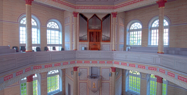 Schinkel Church Bischmisheim inside