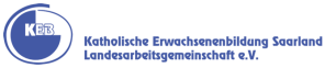 Blauer Kreis mit KEB und Schriftzug rechts